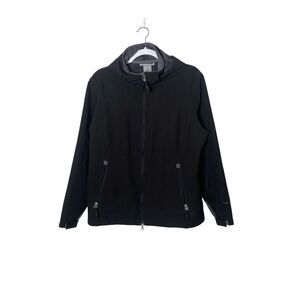 Free Country Soft Shell Fleece Lined Hooded Jacket In Black Women's Size XL